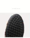 Newness Cairo Nights Geometric Slip On Loafers in navy blue showcasing the unique geometric pattern and comfortable slip on design Perfect for adding effortless style to any outfit