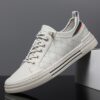 KOONEXY Metro Mens White Loafers Breathable durable and stylish loafers perfect for any occasion