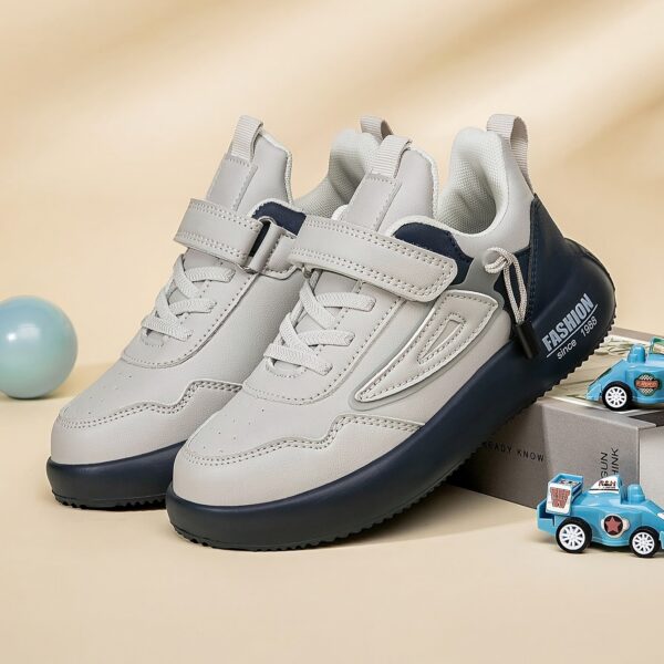 Stylish and comfortable boys' casual shoes, perfect for playtime or any occasion. Newness Playtime Ready Boys' Casual Shoes in navy blue.