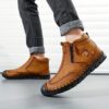 Newness Metropolitan Mens Zipper Loafers Classic microfiber loafers with a zipper detail offering comfort and style for all seasons
