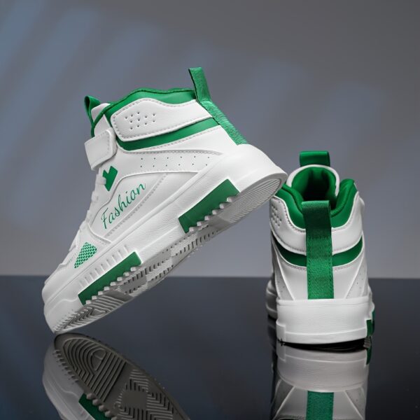 Newness Velocity Boys High Tops: Stylish and durable high-top sneakers for active boys, perfect for school, play, and everything in between.