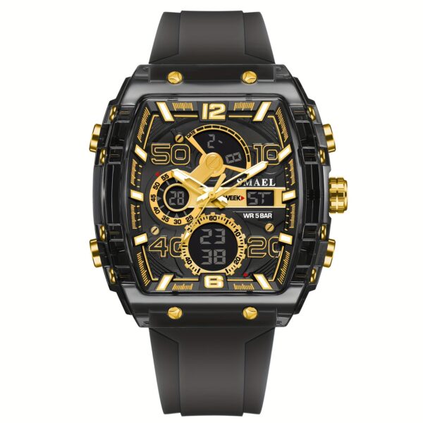 Showcase the Newness Apex Men's Digital Watch: a sleek, sporty digital timepiece with a modern design, perfect for the stylish man.