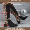 Newness Savannah Leopard Print Boots Elevate your style with these stunning leopard print boots Featuring a chic design and comfortable fit perfect for any occasion