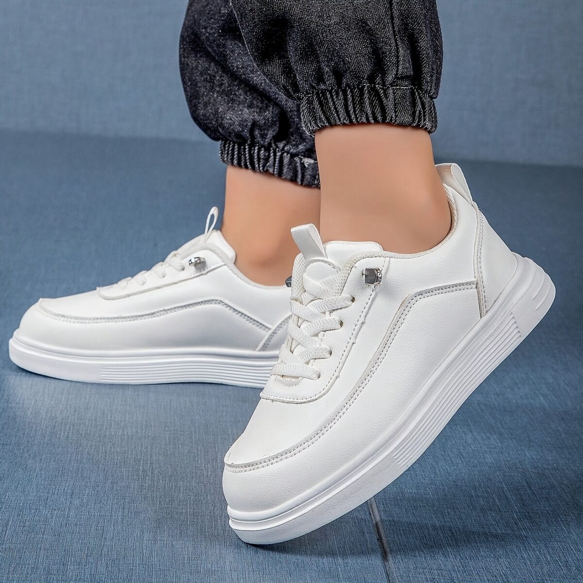 Stylish white CloudWalk sneakers for boys offering ultimate comfort and style Part of Newnesss latest collection