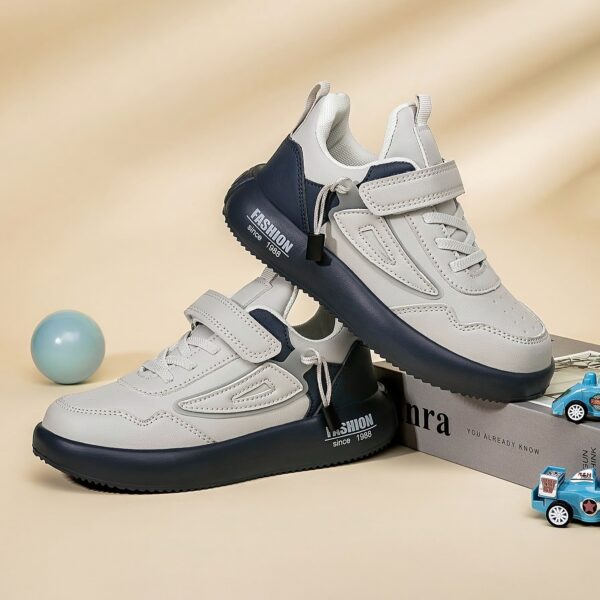 Stylish and comfortable boys' casual shoes, perfect for playtime or any occasion. Newness Playtime Ready Boys' Casual Shoes in navy blue.