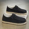 Newness Mens Canvas Loafers Hand stitched canvas loafers for effortless style and all day comfort Breathable and perfect for any occasion