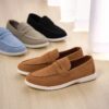 Newness Mens Effortless Style Slip On Loafers Comfortable and stylish loafers perfect for everyday wear High quality leather easy slip on design