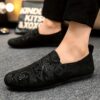 Cairo Nights Paisley Fabric Loafers Chic and comfortable paisley slip on loafers perfect for any occasion