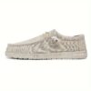 Newness Urbane Stride Mens Woven Loafers Breathable comfortable and stylish woven loafers for men perfect for everyday wear