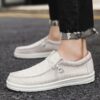 Newness Mens Canvas Loafers Effortless style for any occasion Breathable lightweight canvas loafers in a versatile design