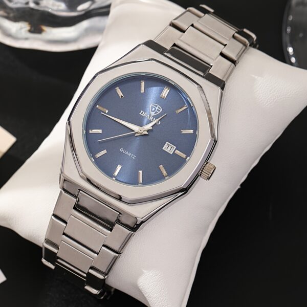 Newness Metropolitan Men's Steel Watch: A sleek, minimalist steel watch with a durable design, perfect for everyday wear or special occasions.