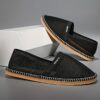 Newness Mens Slip On Sneakers Breathable mesh lightweight design effortlessly stylish for everyday wear