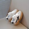 Stylish and comfortable Newness Kids Sport Shoes in a striped design perfect for active play Breathable and durable