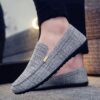 Newness Metropolitan Mens Canvas Loafers Comfortable and stylish canvas loafers perfect for any occasion View the detail of the sophisticated design and effortless chic