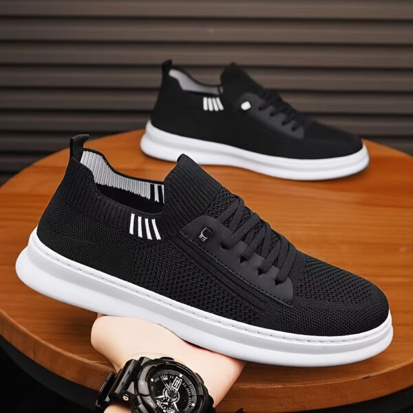 Newness Urban Trek Breathable Mens Slip On Sneakers Lightweight and stylish slip on sneakers perfect for everyday wear Comfortable and breathable design in a versatile color