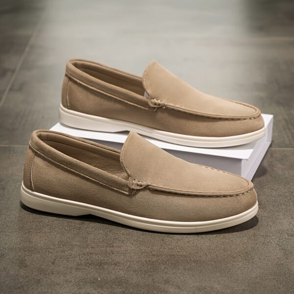 Newness Mens Effortless Style Slip On Loafers Comfortable and stylish loafers perfect for everyday wear View the rich detailed texture and refined design