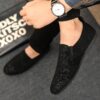 Cairo Nights Paisley Fabric Loafers Chic and comfortable paisley slip on loafers perfect for any occasion