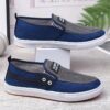 Newness Effortless Style Casual Slip On Loafers in breathable fabric with a comfortable PU sole perfect for all day wear
