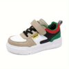 Stylish boys Colorblock Stripe Sneakers by Newness perfect for active kids Featuring a vibrant colorblock design and comfortable striped detailing