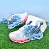 Stylish and comfortable Cloud Runner Kids Sneakers in action showing their breathable design and non slip sole Perfect for school or play