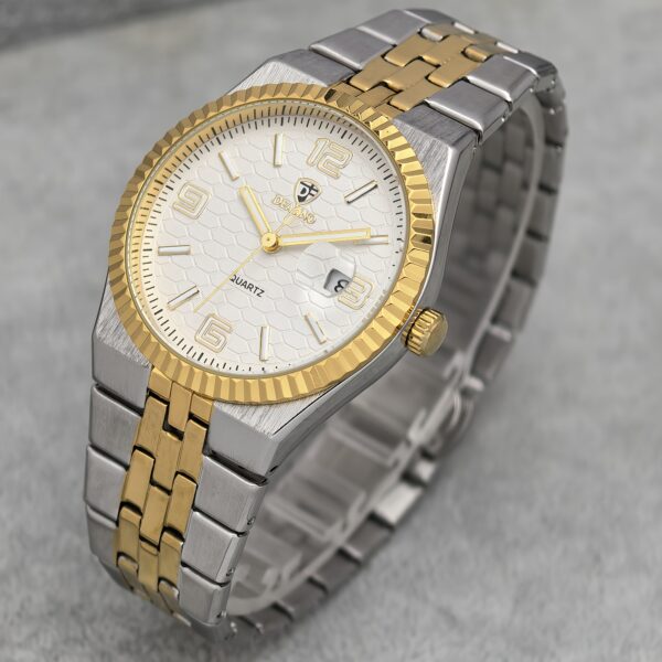 Newness Metropolitan Men's Stainless Steel Watch: A sophisticated stainless steel watch for the modern man, showcasing its sleek design and impeccable craftsmanship.