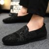 Newness Cairo Nights Floral Print Loafers Stylish loafers with breathable lining and non slip sole perfect for any occasion