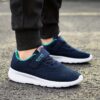 Newness Striped Breeze Boys Mesh Sneakers Breathable sporty sneakers perfect for all seasons Stylish striped design in blue and white