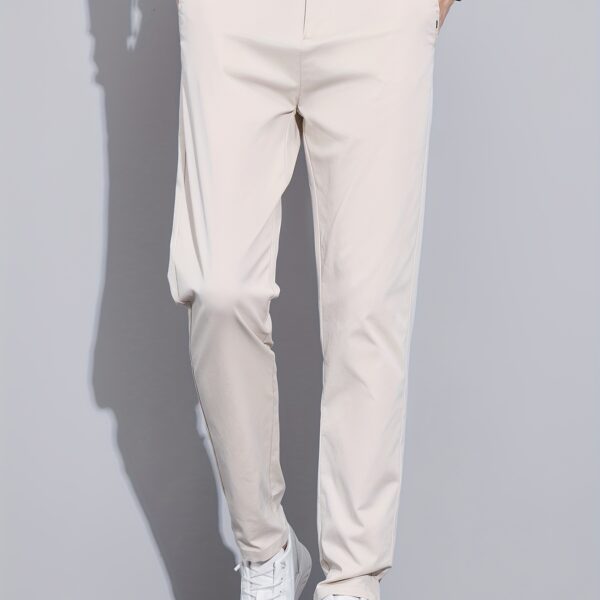 Newness Dubai Luxe Men's Straight-Leg Pants: Elevate your style with these comfortable, modern-fit pants.