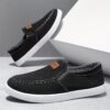 Newness Mens Slip On Loafers Breathable durable loafers in stylish design perfect for any occasion