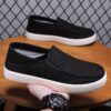 Newness Mens Fabric Loafers Breathable lightweight and effortlessly stylish loafers for any occasion