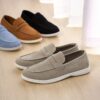 Newness Mens Effortless Style Slip On Loafers Comfortable and stylish loafers perfect for everyday wear High quality leather easy slip on design