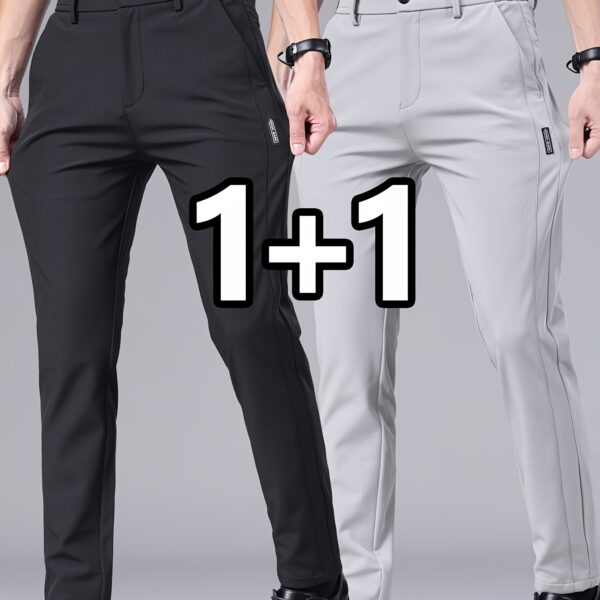 Newness Men's Executive Collection Slim Fit Pants: Sharp, modern slim fit pants for the sophisticated man. Comfortable and stylish for any occasion.