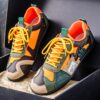 Stylish KOONEXY Urban Explorer Color Block Sneakers showcasing a retro inspired design with modern comfort Perfect for all seasons