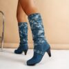 Newness Elevated French Heel Boots Stylish and comfortable French heel boots for the modern woman Elegant footwear perfect for any occasion