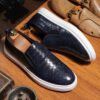 Newness City Slicker Woven Slip On Loafers Comfortable and stylish woven loafers perfect for everyday wear