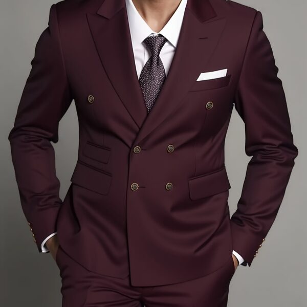 The Newness Executive: Modern Men's Formal Suit in charcoal grey, impeccably tailored for a sharp, modern look.