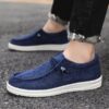 Newness Mens Canvas Loafers Effortless style for any occasion Breathable lightweight canvas loafers in a versatile design