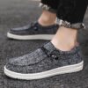 Newness Mens Canvas Loafers Effortless style for any occasion Breathable lightweight canvas loafers in a versatile design