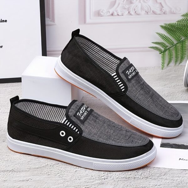 Newness Effortless Style Casual Slip On Loafers in breathable fabric with a comfortable PU sole perfect for all day wear