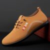 Newness Dubai Tan Mens Slip On Loafers Elevate your style with these comfortable and versatile loafers perfect for any occasion