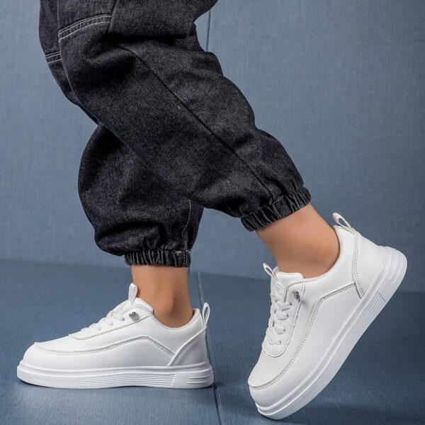 Stylish white CloudWalk sneakers for boys offering ultimate comfort and style Part of Newnesss latest collection