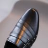 Newness Striped Detail Boys Oxfords   Classic style perfect for school or special occasions