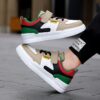 Stylish boys Colorblock Stripe Sneakers by Newness perfect for active kids Featuring a vibrant colorblock design and comfortable striped detailing
