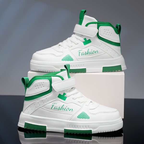 Newness Velocity Boys High Tops: Stylish and durable high-top sneakers for active boys, perfect for school, play, and everything in between.