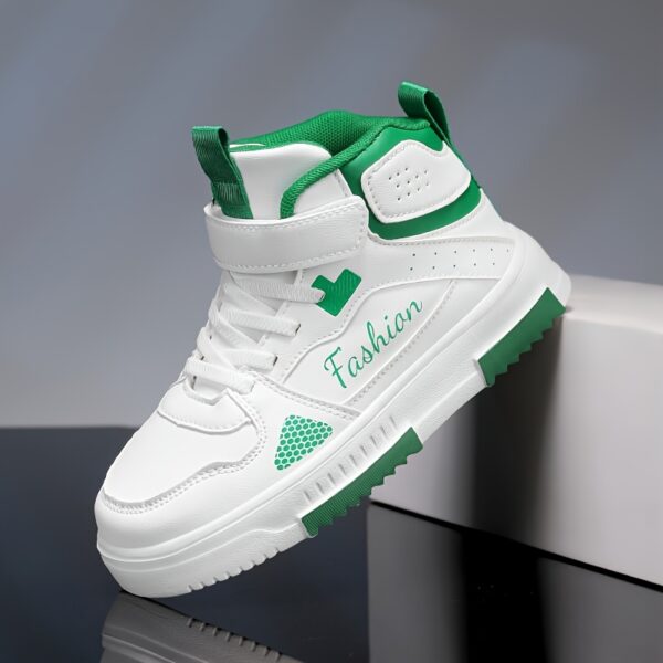 Newness Velocity Boys High Tops: Stylish and durable high-top sneakers for active boys, perfect for school, play, and everything in between.