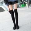 Newness Effortless Chic Knitted Over Knee Boots Flattering over the knee knitted boots in a soft comfortable knit Perfect for adding effortless style to any outfit