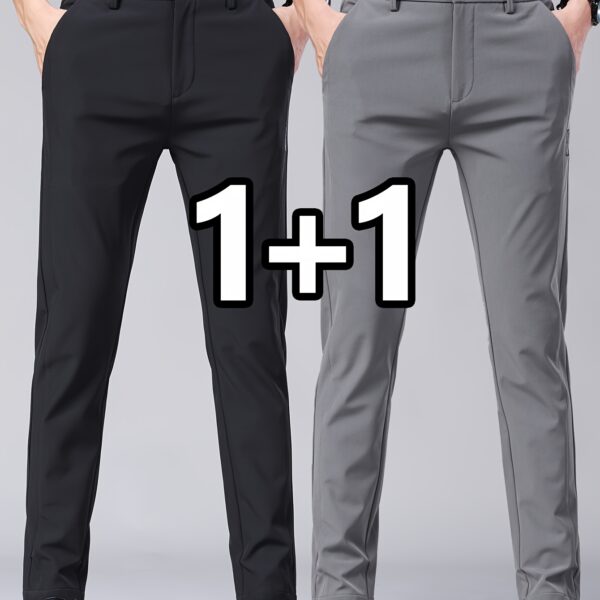 Newness Men's Executive Collection Slim Fit Pants: Sharp, modern slim fit pants for the sophisticated man. Comfortable and stylish for any occasion.