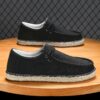 Newness Mens Canvas Loafers Hand stitched canvas loafers for effortless style and all day comfort Breathable and perfect for any occasion