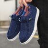 Newness Mens Canvas Loafers Effortless style for any occasion Breathable lightweight canvas loafers in a versatile design