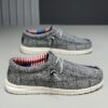Newness Cairo Stroll Plaid Casual Loafers in breathable fabric with comfortable EVA sole perfect for everyday wear